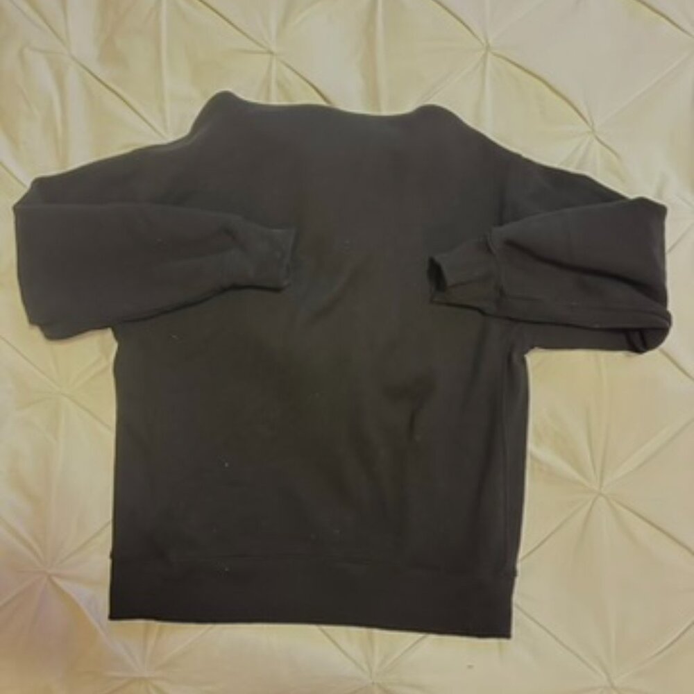 [SOLD] Cozy Sweatfleece Boyfriend Zip Hoodie Black Small - Picture 10 of 14